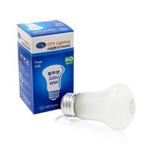 일광 국산 크립톤 전구 미니전구 인테리어조명, J2. 씨티 크립톤(26B) 60W