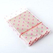 비즈아이 선물포장, 50_하트포장용비닐OPP접착10X12cm_1묶음(200개)