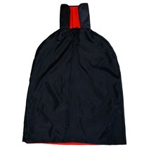 이중망토(성인용), 블랙+레드, 1개