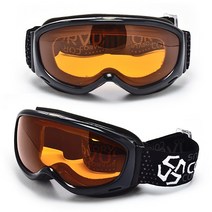 [스노라이드고글] <한정특가> 안경착용가능 안경병용 스키 보드 고글 CV-613, 블랙