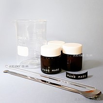 [JLS] 화장품만들기 만능크림 보습크림만들기 도구모음 실험도구, 06-갈색병 50ml 2개