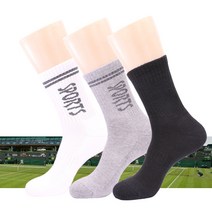 hdc한덕 빅사이즈 스포츠양말(295~310mm), 회색3켤레