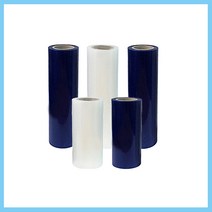 보호테이프 청보호 투명보호 랩핑용 스트레치필름 첨착테이프, 청색50cm * 1롤