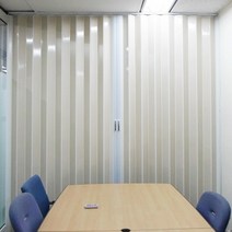 리빙텍스 홀딩도어 자바라 D타입, 07.홀딩 D-이중 미색, 개폐방식-2.양개
