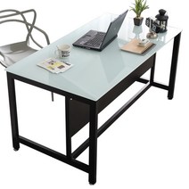 티에스퍼니처 강화유리 사무용책상 1200 x 800mm TS-03, 화이트