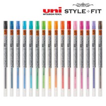 유니 스타일핏 리필심 UNI STYLE FIT /UMR-109-38, 핑크, 1