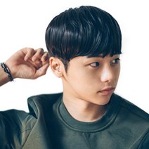 가발나라 투블럭 볼륨 매직 부분가발, 내츄럴블랙, 1개