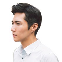 가발나라 투블럭 리젠트 포마드 펌 부분가발, 내츄럴브라운, 1개