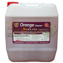 한얼 오렌지크리너18.75 청소약품 청소세제 오렌지향이나는 찌든때 기름때제거제 일상관리청소약품, 1개, 18.75L