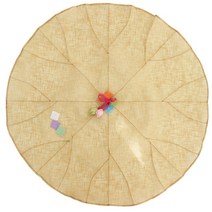 해피툴 조각모시 밥상보, 황토, 1장