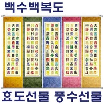 백수백복도 일월오봉도 풍수지리 인테리어 복을 부르는 스크린 그림 족자