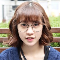 올리버프레임 오버사이즈 라운드 메탈 안경 G6609 실테(금속테)