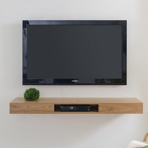 아이린 멜리사 애쉬 거실인테리어 벽걸이tv 무지주 벽선반, 멜리사-셋톱박스 (애쉬)