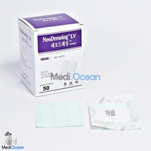 에버레이드 네오드레싱 I.V (고정밴드) 6cm*7cm 판매단위:갑(50P), 1개