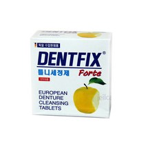 덴트픽스 틀니세정제 32정, 1개