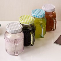 MAKA 칼라 Drinking Jar (드링크자) 580ml 1P, 블루