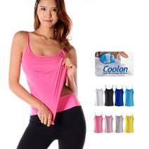 COOLON 끈캡나시 스포츠 브라탑 롱나시요가복 dp23_2