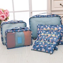 여행용 백인백 6종 세트 이너백 파우치 워시백 보조백