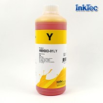 잉크테크 1리터 HP 프린터 복합기 잉크 8100 8600 8640 무한 리필 무한공급기, 1통, HP-07 노랑염료(H8950)-1리터