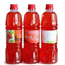 농부마을 자연발효 마시는 오미자 식초, 4병, 900ml