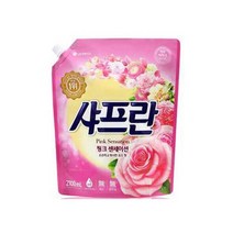 샤프란 핑크센세이션 섬유유연제 로즈향 리필, 2.1L, 1개