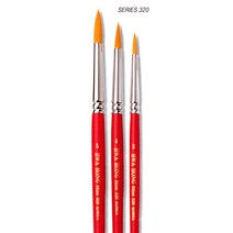 화홍 세필붓 320R, 0호, 12개입