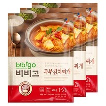비비고 두부김치찌개, 460g, 3개