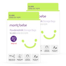 맘스베베 일회용 분유저장팩 30매, 2개