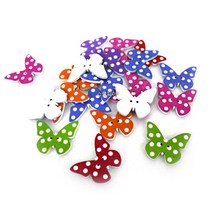 스쿨피아 나비단추_원목단추_20X14mm_20개입 단추