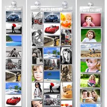 PHOTO GALLERY 투명비닐 포토 프레임 앨범, BN571