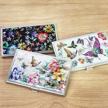 고급 나전 명함케이스 K/홈스테이외국인선물추천, 플라워