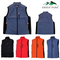 그린파크 레져용 폴달배색 조끼 PO-203