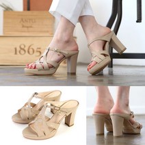 분홍슈즈 다이아 가보시 슬리퍼 샌들 하이힐 구두 PL_16853