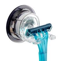 디허브 흡착 실버 면도기걸이 회전형, 1개