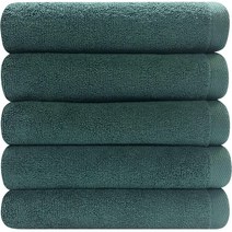 다주타올 호텔수건 150g 5p, 다크 그린, 5장