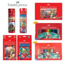 FABER-CASTELL 수채색연필 틴, 60색
