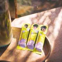 후아미 베레모 DIY 레모나 세트 흰색 아트 광택지 포토스티커, 하트