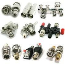 더블스피드 BNC RCA 동축 CCTV 카메라 안테나케이블 연결 젠더 커넥터, AK0218