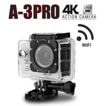 S2J 체이스뷰 A-3 PRO UHD(4K) 와이파이 액션캠, A-3 PRO 액션캠 블랙+32GB+전용배터리