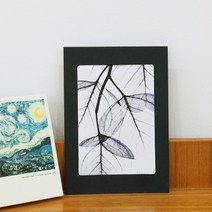 보냄 5X7 포토박스 10p 세트 프레임, 블랙