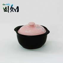 비채 꽃과 나비 핑크 내열 냄비 4종선택, 1개, 핑크2호