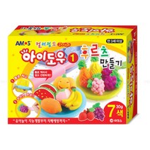 아모스 6000 컬러점토 아이도우 후르츠 만들기, 혼합 색상, 1개