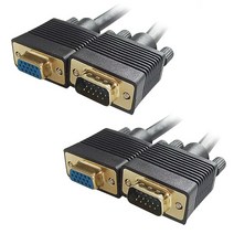 대원티엠티 RGB 모니터 연장 케이블 1.8m DW-RGBF, 2개입