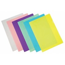 대흥 FS001 PP 클리어 홀더 A4(일반형 10개입), 분홍, 1팩