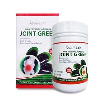 웰라이프 조인트그린 180캡슐 1통 / Welllife Joint Green, 2000mg, 1개