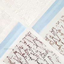 쿠킹스토리 접착비닐044 필기화이트 (중), 1개, 50장