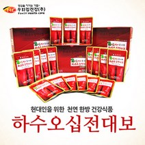 하수오 백복령 황기당귀숙지황 12가지약초 하수오십전대보, 60포, 90ml