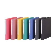 문화 PP펀치리스 화일 상철 레버크립 A4 (F430-71), 적색, 10개