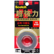 3M 스카치 초강력 폼 양면테이프 거친 표면용 KPR-19 3455, 1개
