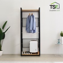 티에스퍼니처 TS드레스장 2단 기본형 800 (800-A) 드레스룸가구, 차콜